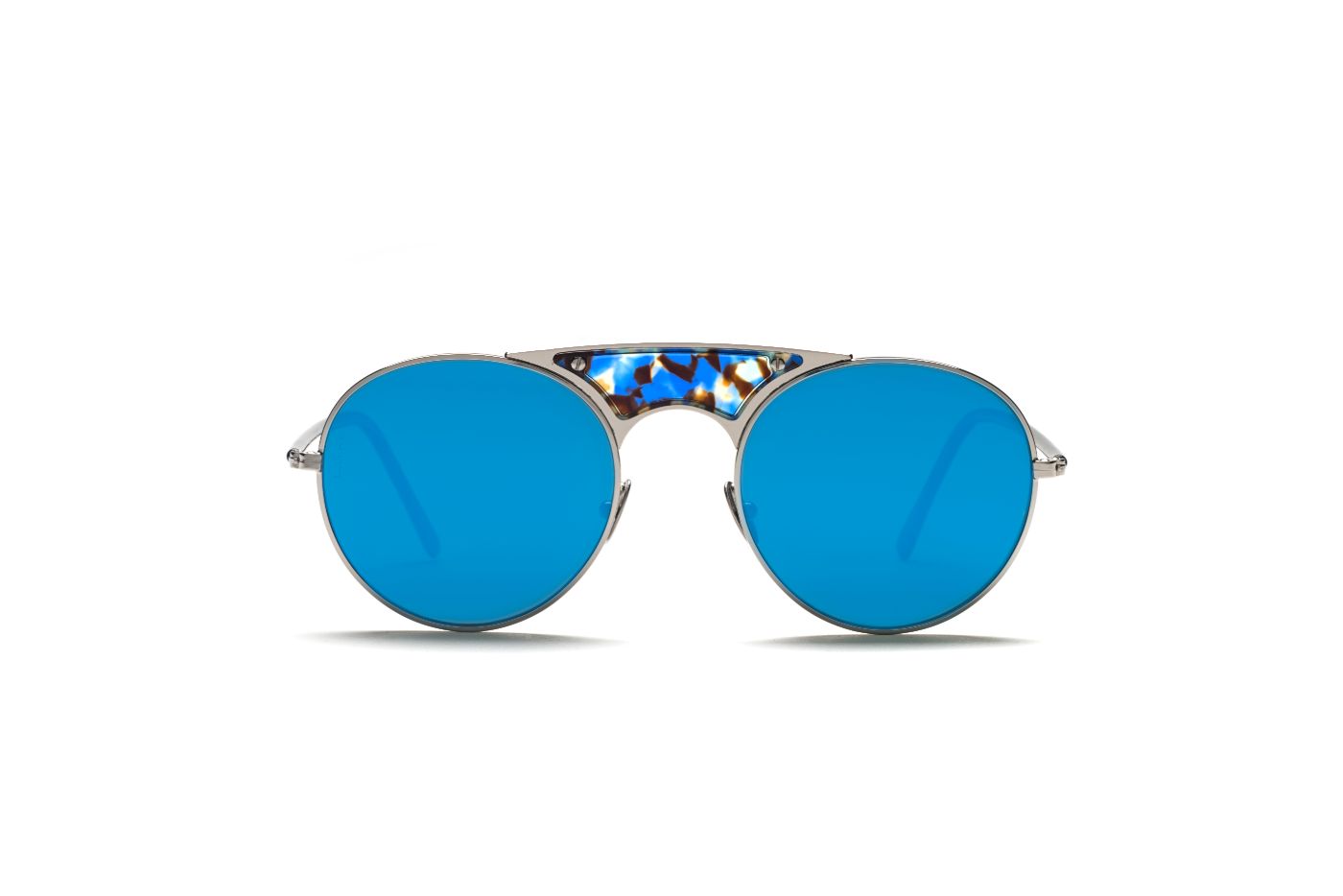 Zambezi C29 Silver/Havana Blue (Blue Mirror Polarized) (2825)