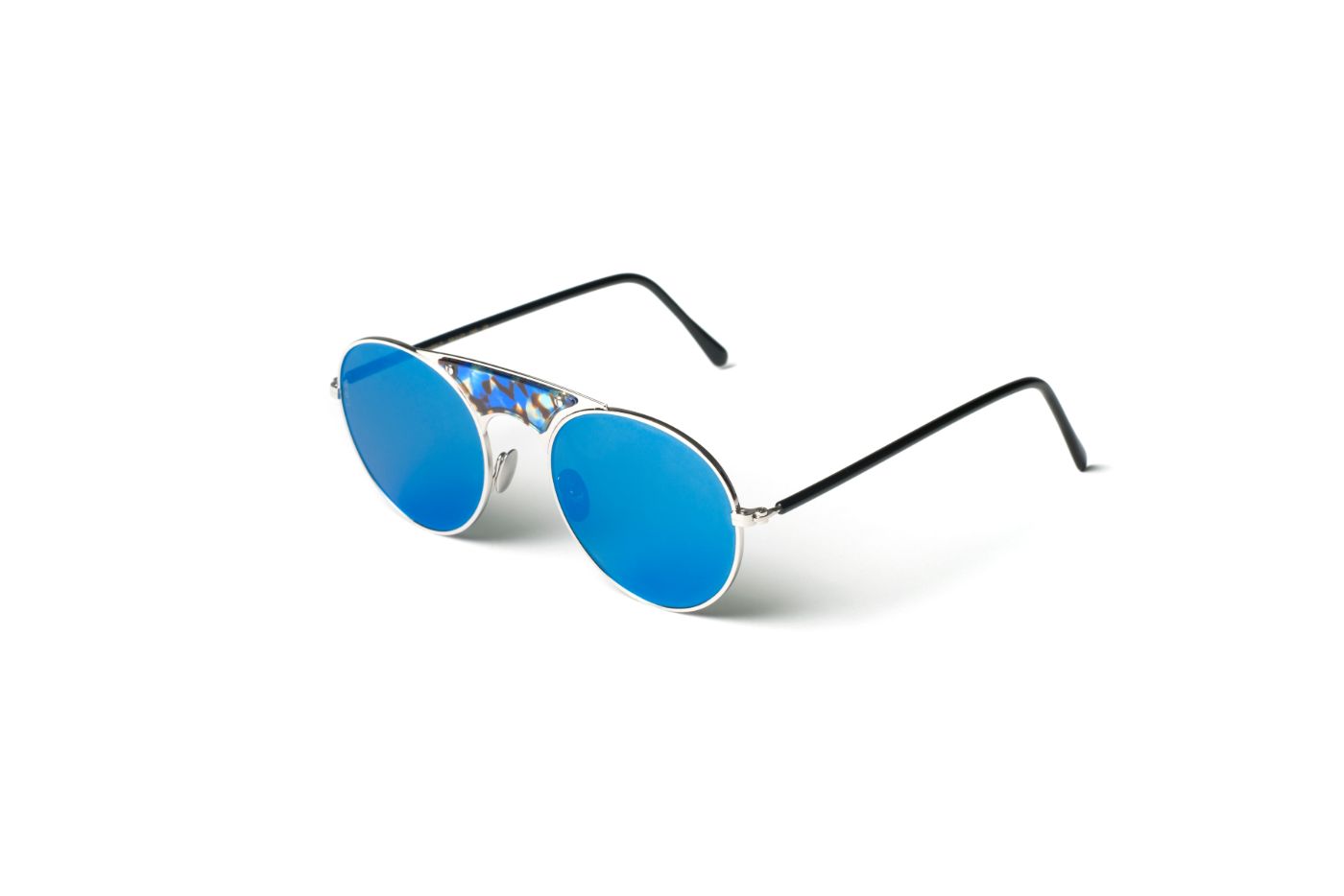 Zambezi C29 Silver/Havana Blue (Blue Mirror Polarized) (2825)
