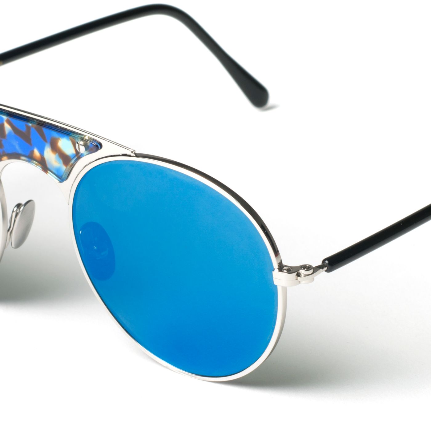 Zambezi C29 Silver/Havana Blue (Blue Mirror Polarized) (2825)