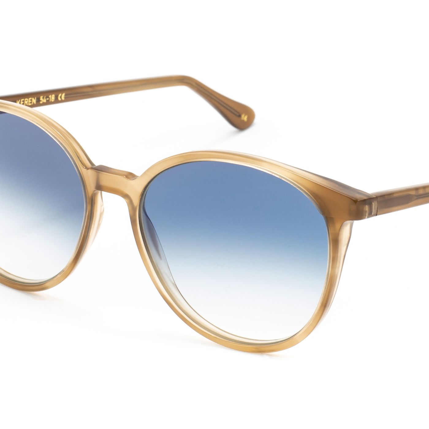 Keren Sun S54 C64 Havana Camel (Blue Gradient Photochromic) (3155)