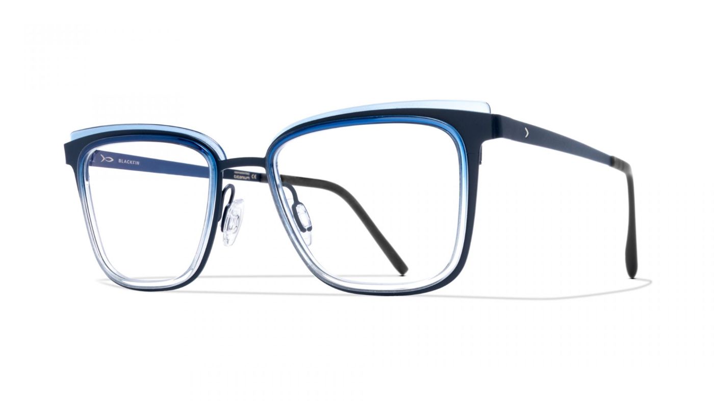 Flower Cave C1119 BF893 Blue/Gradient Blue Acetate