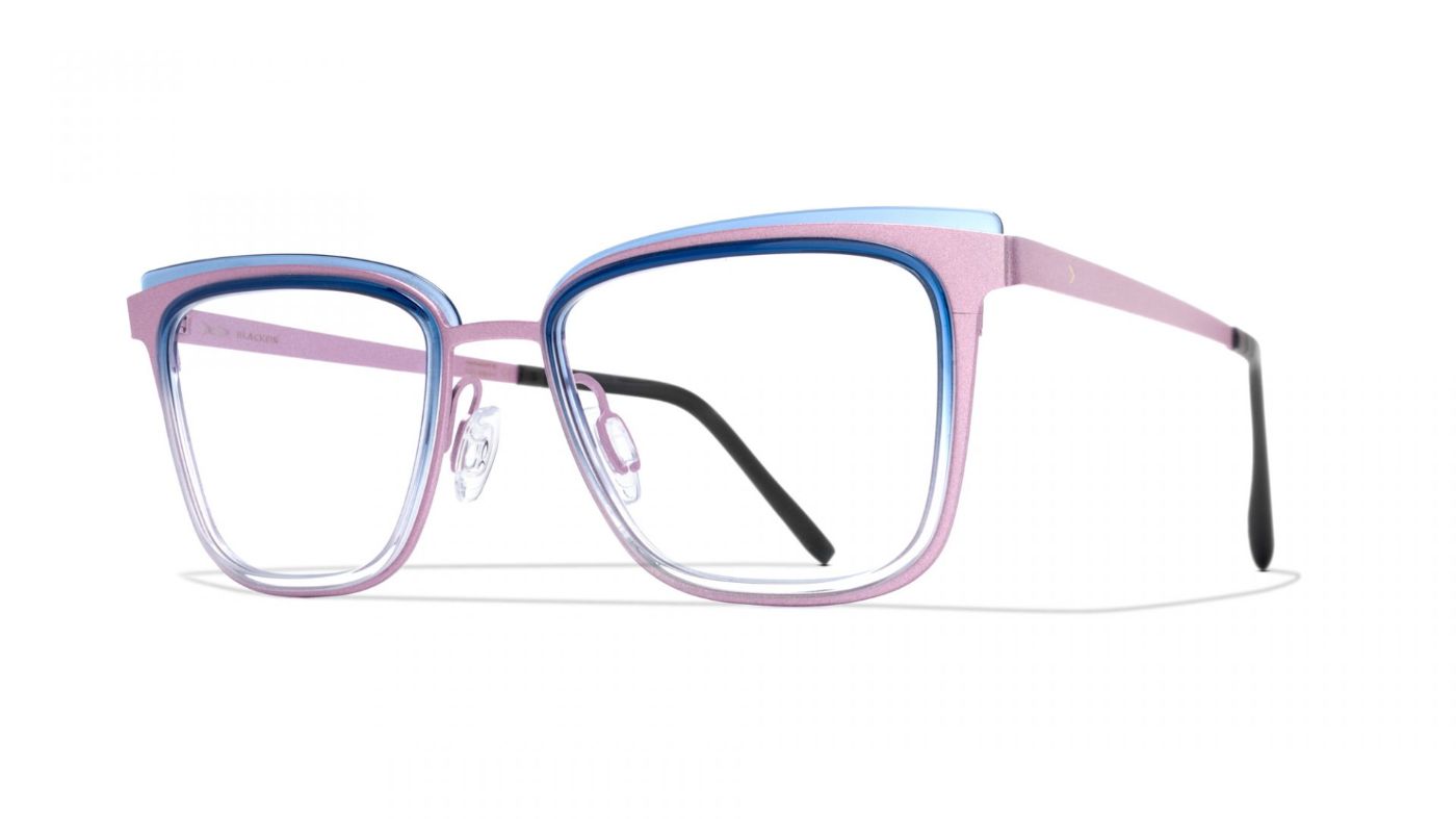Flower Cave C1138 BF893 Pink/Gradient Blue Acetate