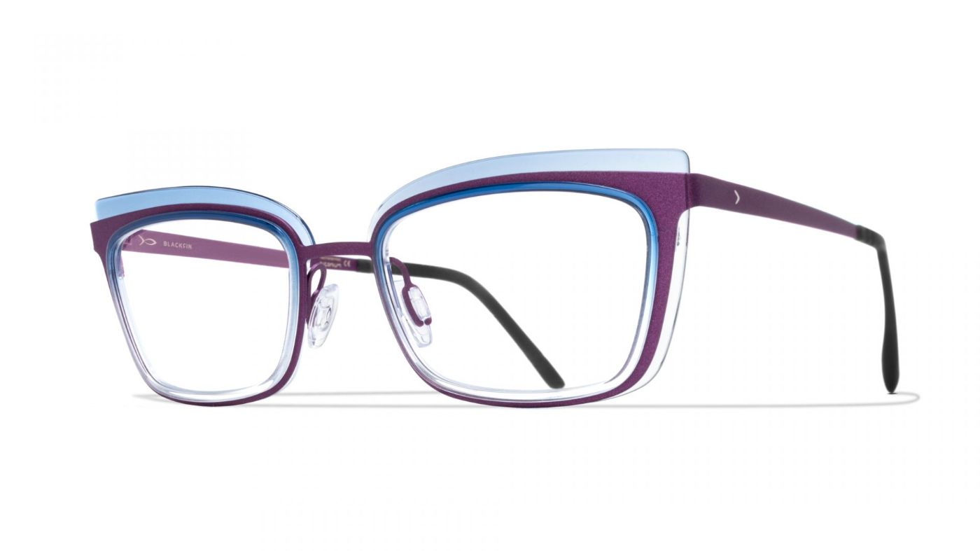 Flamingo Beach C1140 BF891 Purple/Gradient Blue Acetate