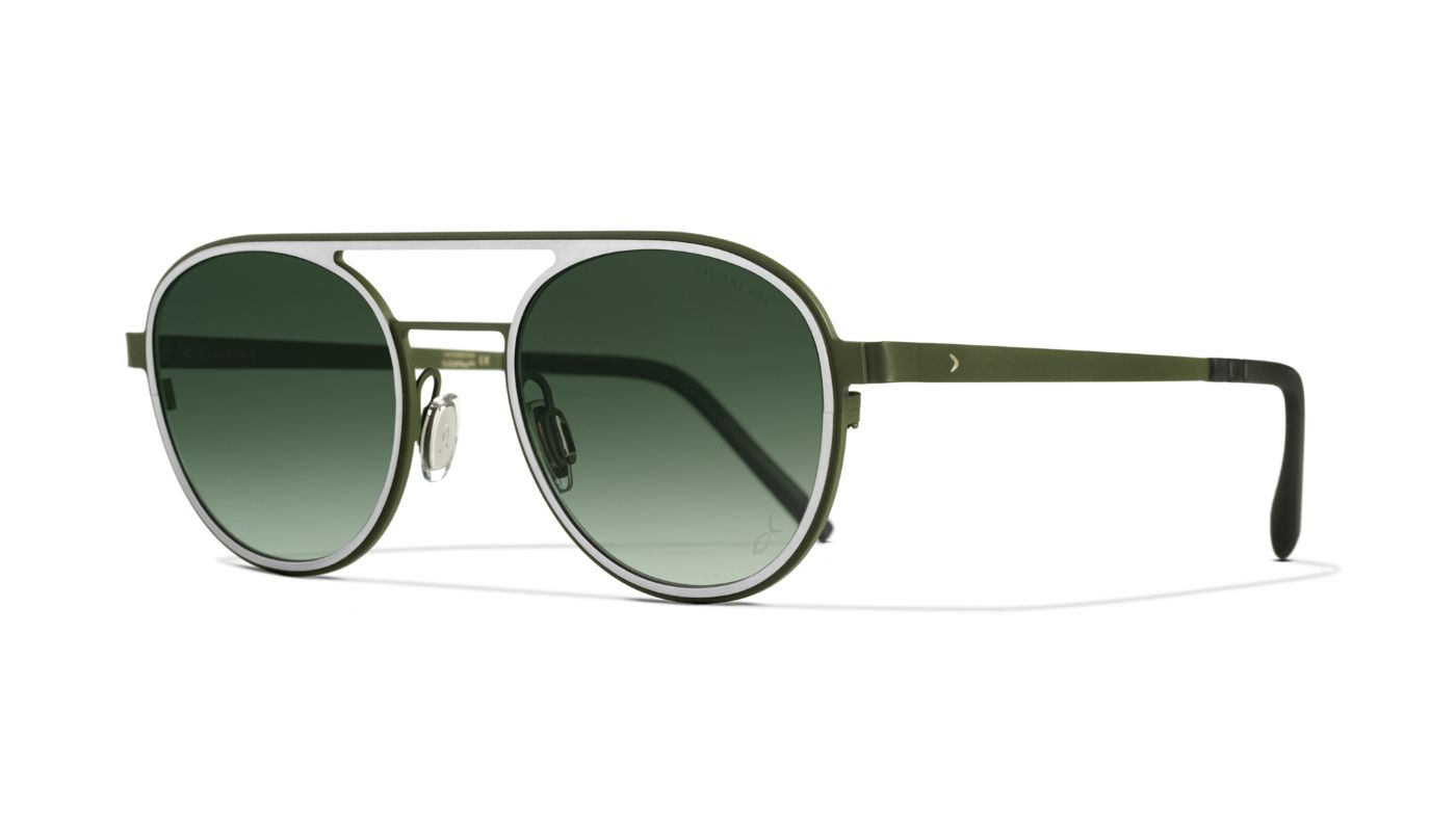 Pebble Beach C1464 BF979 Green/Silver (Solid Smoke)
