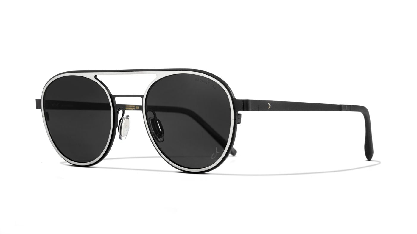 Pebble Beach C1462 BF979 Black/Silver (Solid Smoke)