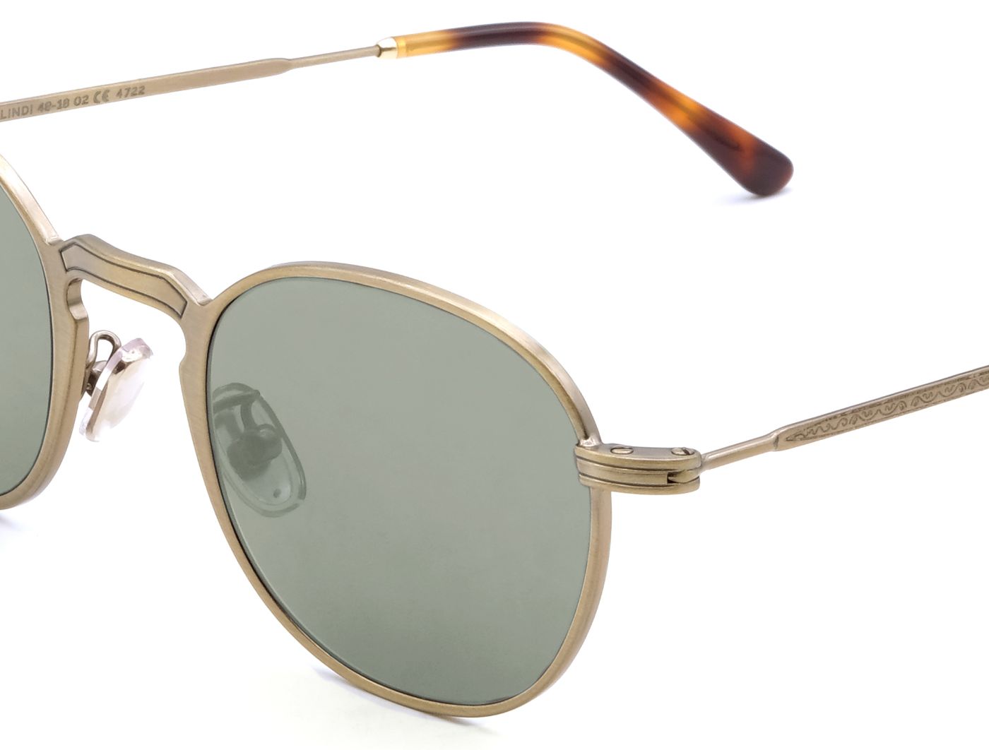 Malindi Sun C02 Gold Antiqued/Havana Chiaro (Green G15 (Base 2)) (4722)