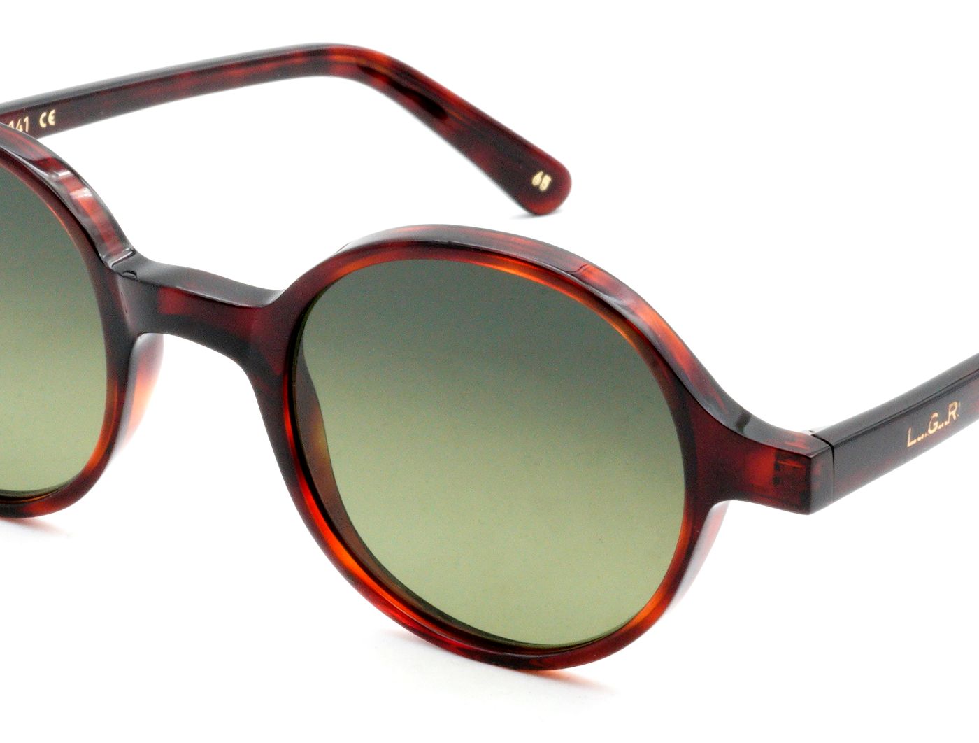 LGR Reunion Sun S46 C65 Havana Bordeaux (Green G15 Gradient (Base 2)) (4168)
