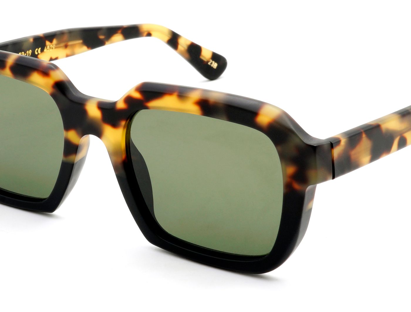 Raffaello Sun S53 C23B Black Matt/Havana Tartarugato Matt (Green G15 (Base 2)) (4529)