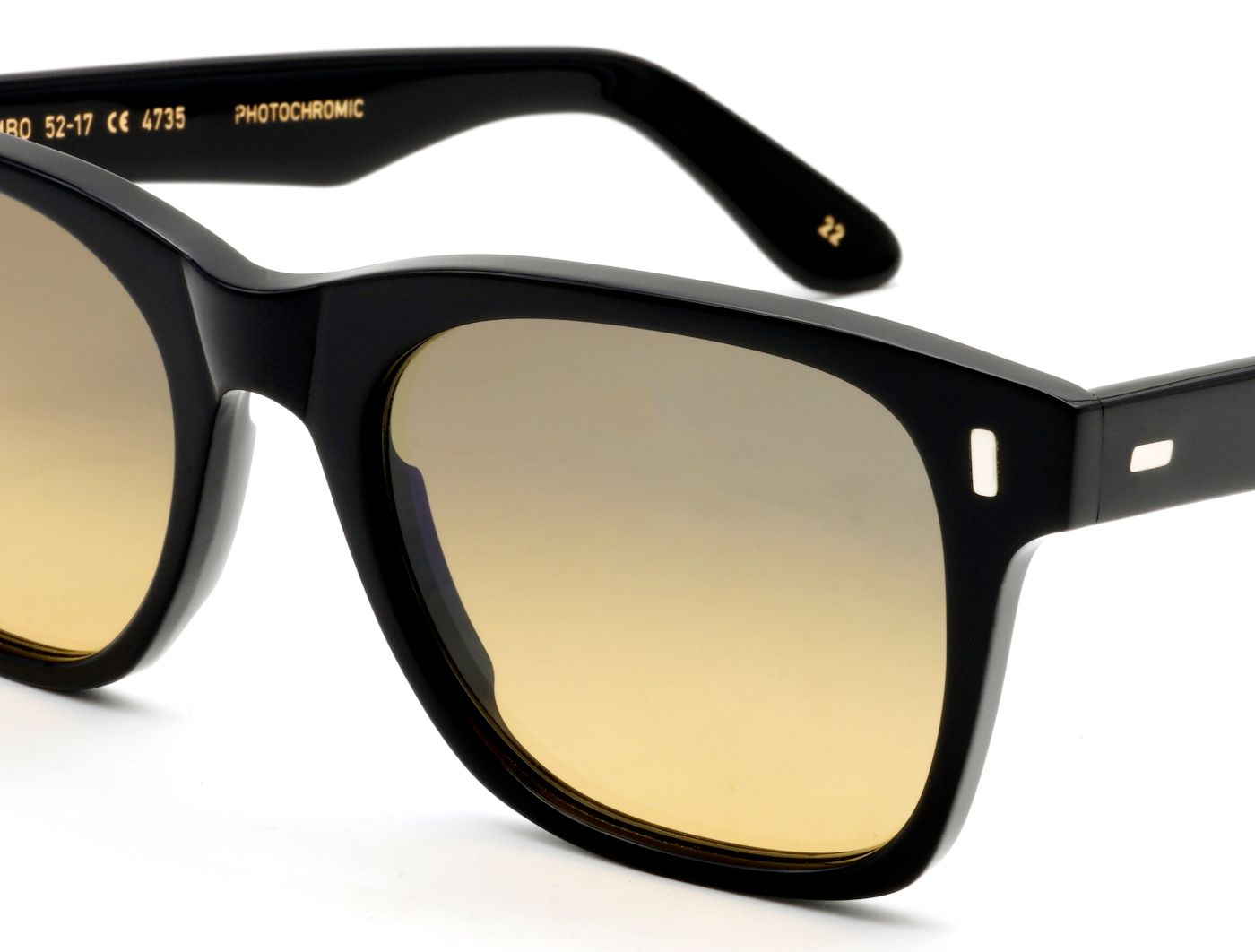 Jambo Sun S52 C01 (YLW) Black (Yellow Gradient Photochromic (Base 2)) (4735)