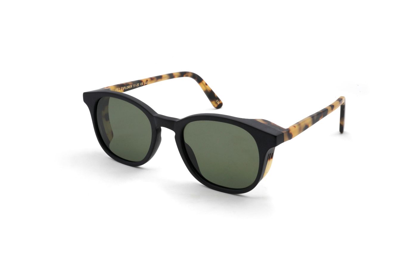 Fez Explorer C23B Black Matt/Havana Tartarugato Matt (Green G15 (Base 2)) (5483)
