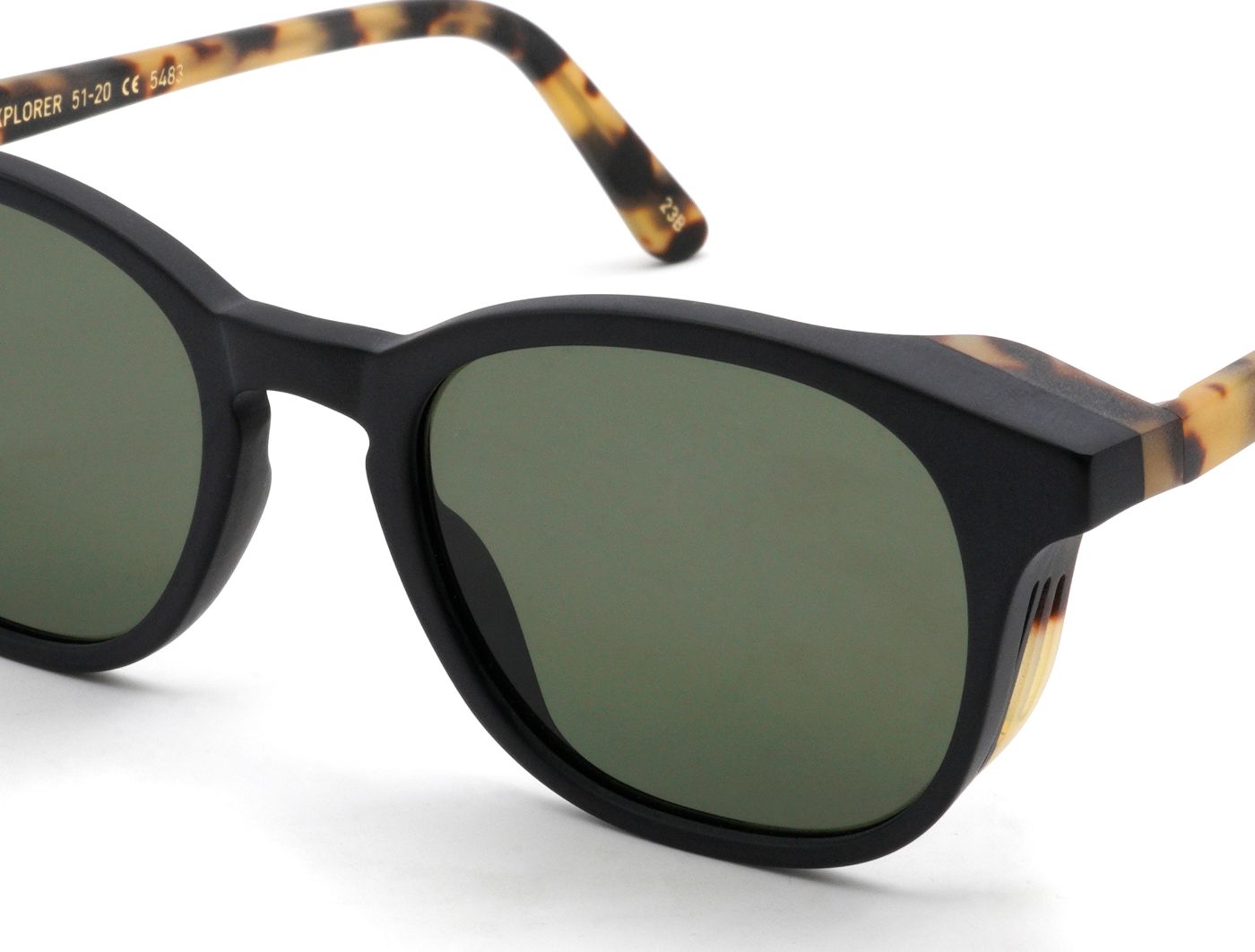Fez Explorer C23B Black Matt/Havana Tartarugato Matt (Green G15 (Base 2)) (5483)