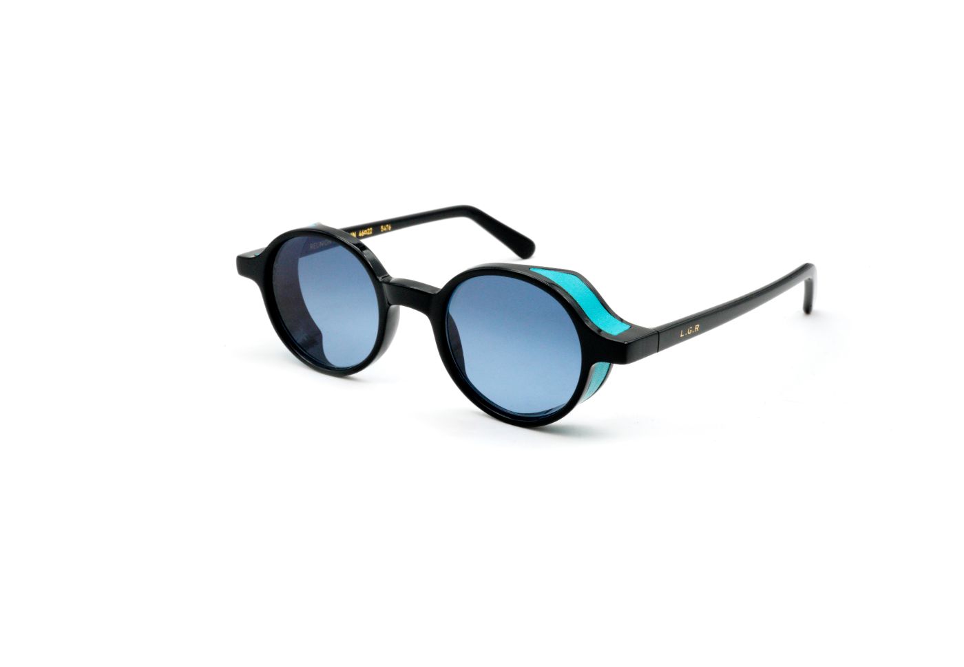 Reunion Explorer Skin S48 C85 Black/Tiffany Blue Leather (Blue HD Gradient (Base 2)) (5477)
