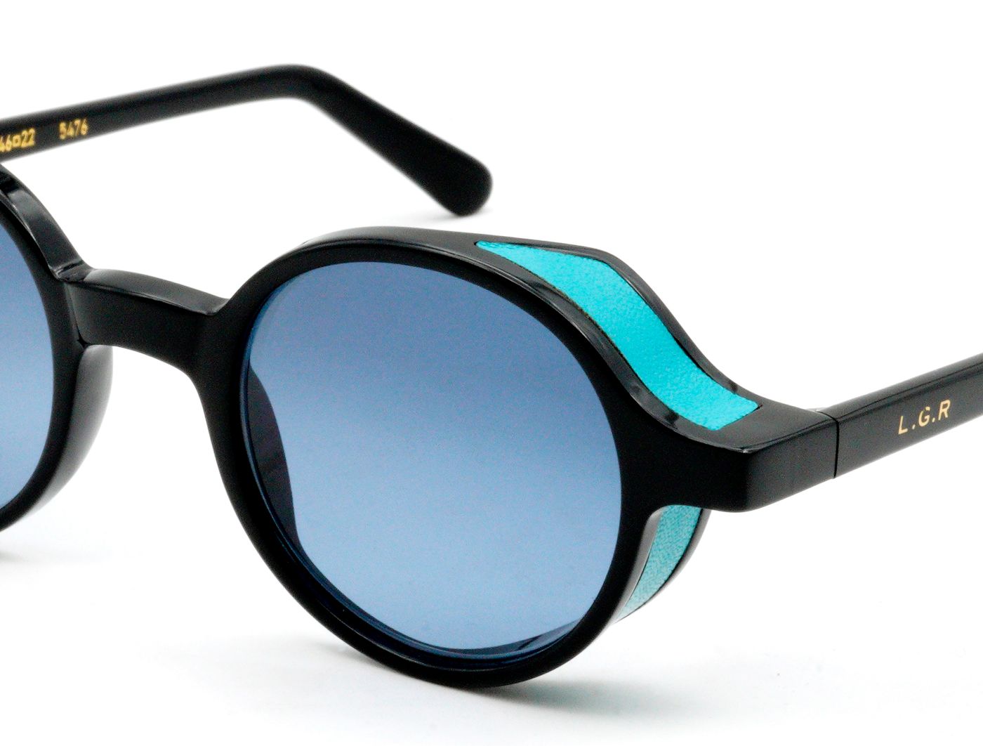 Reunion Explorer Skin S48 C85 Black/Tiffany Blue Leather (Blue HD Gradient (Base 2)) (5477)