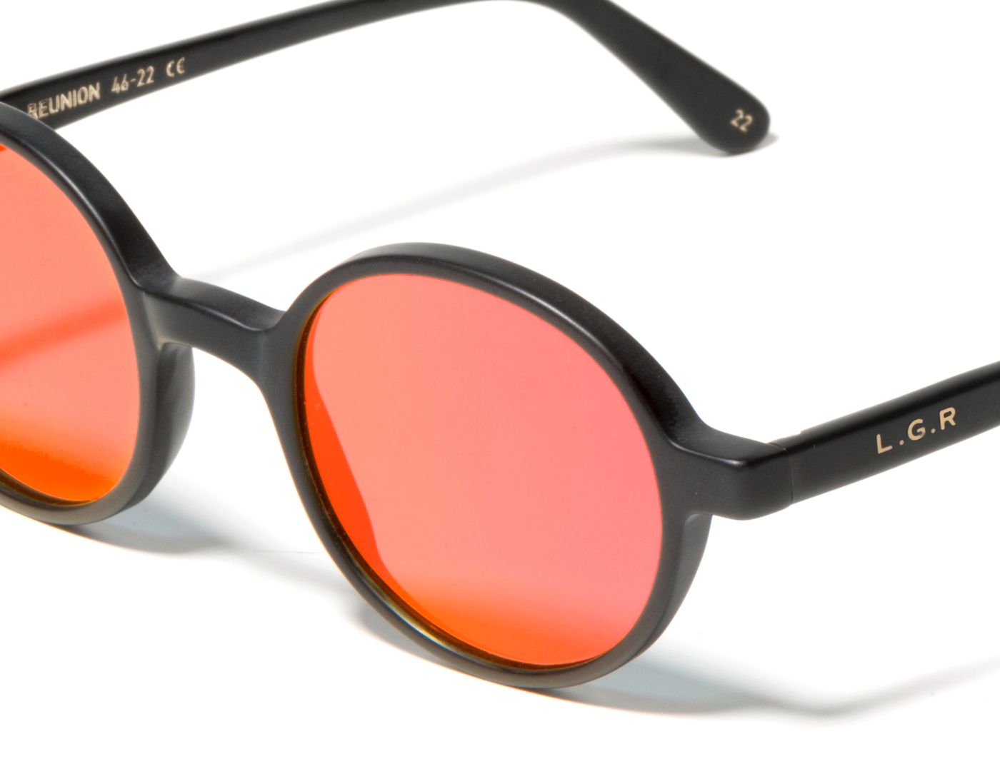 LGR Reunion Sun S48 C22 (RED MR) Black Matt (Flat Red Mirror) (5459)