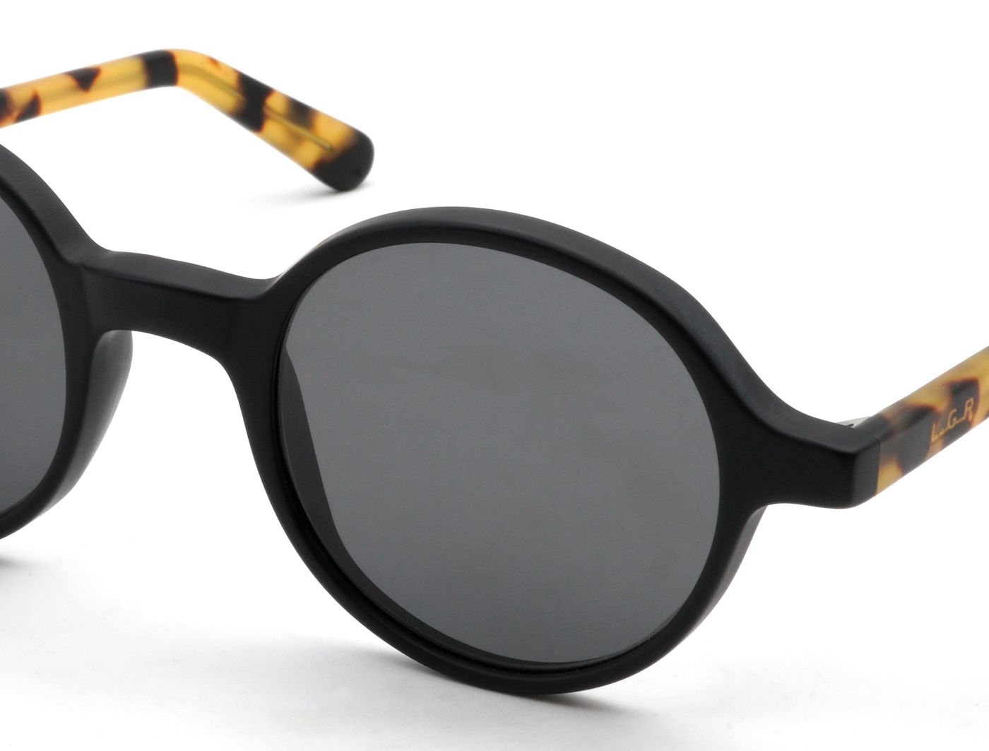 LGR Reunion Sun S48 C23C Black Matt/Havana Tartarugato Matt (Flat Grey) (5462)