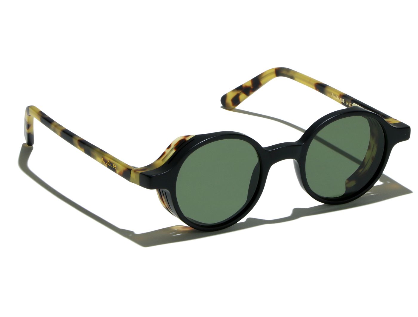 LGR Reunion Explorer S46 C23B Black Matt/Havana Tartarugato Matt (Flat Green G15) (5494)