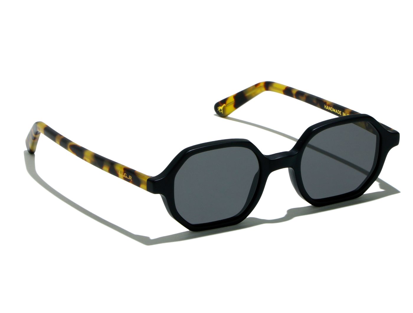 LGR Zanzibar Sun S48 C23C Black Matt / Havana Tartarugato Matt (Flat Grey) (5819)
