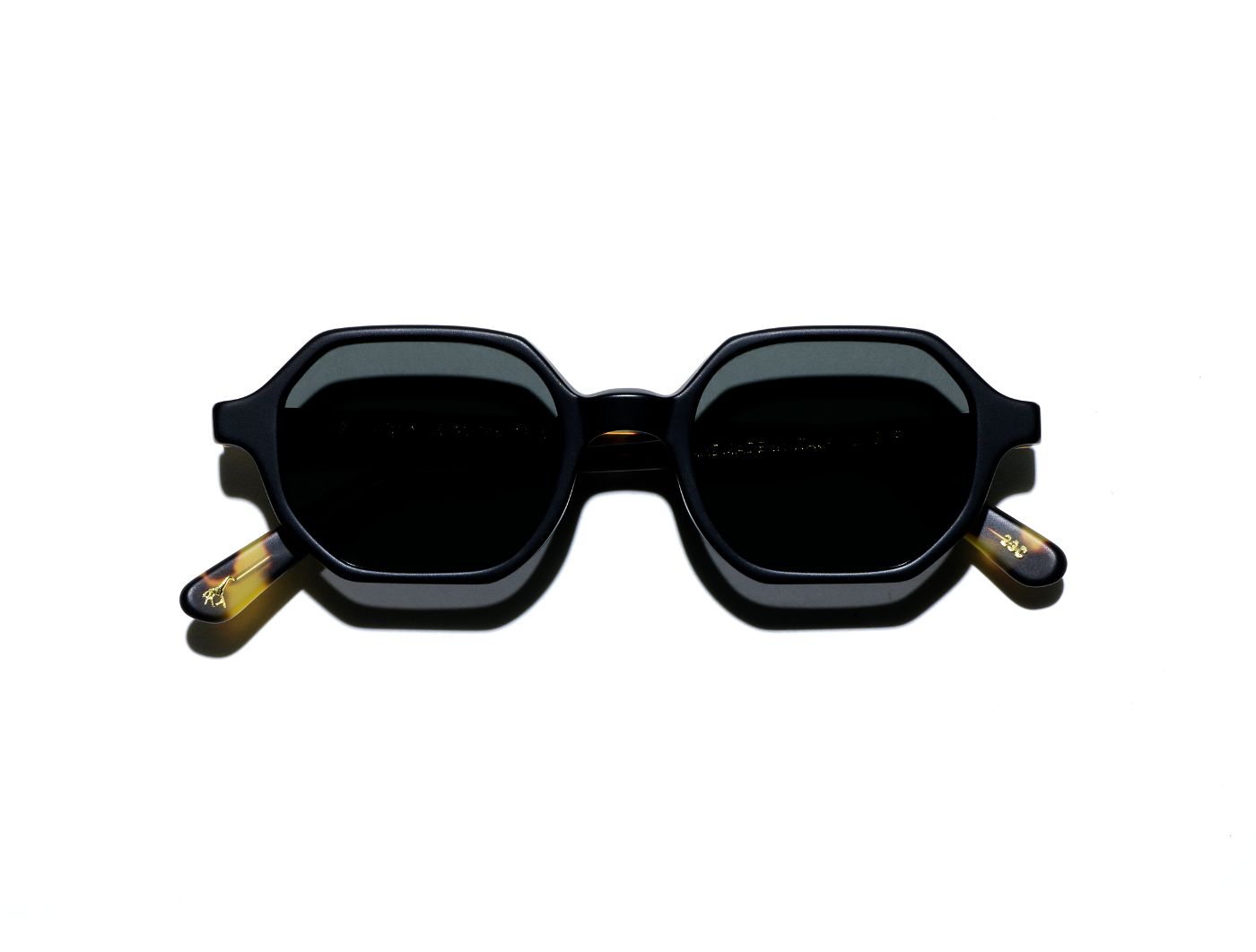 LGR Zanzibar Sun S48 C23C Black Matt / Havana Tartarugato Matt (Flat Grey) (5819)