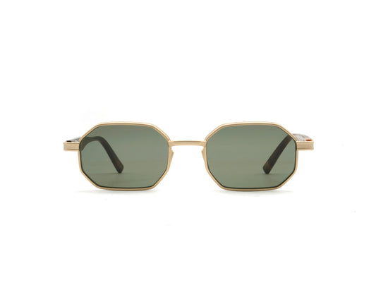 Axum S48 C39 Gold Matt/Havana Maculato (Flat Green g15) (5969)