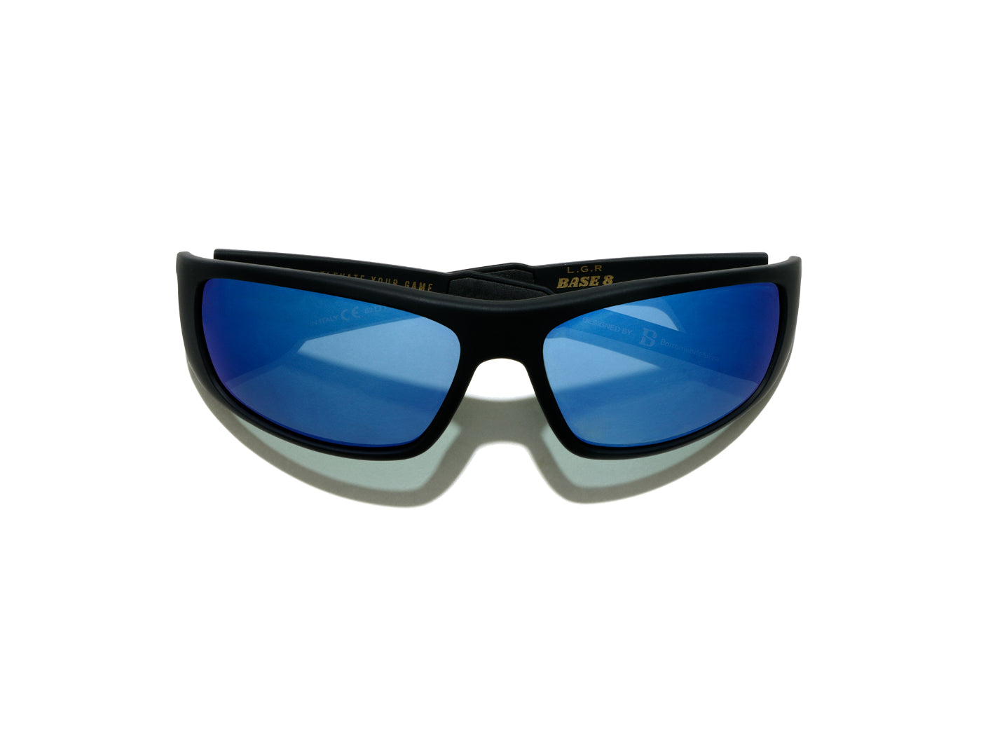 Base 8 C5795 Black Matt Soft Touch (Blue Mirror Polarized (Base 8)) (5795)