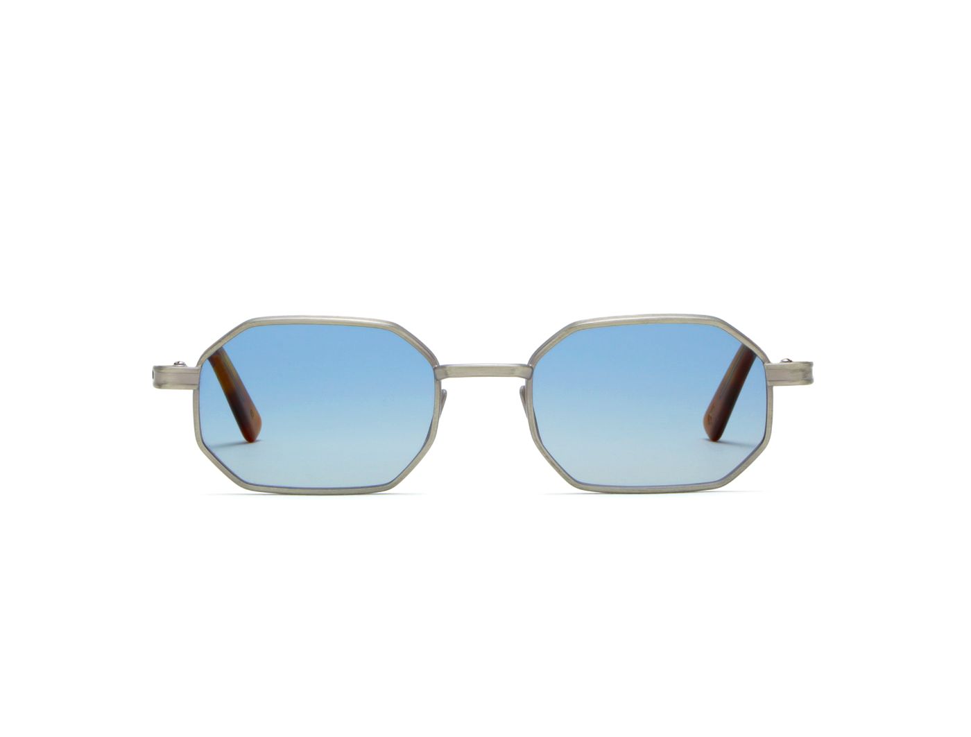 Axum S48 C02 Silver Antiqued/Havana Chiaro (Light Blue Photochromic (Base 2)) (6119)