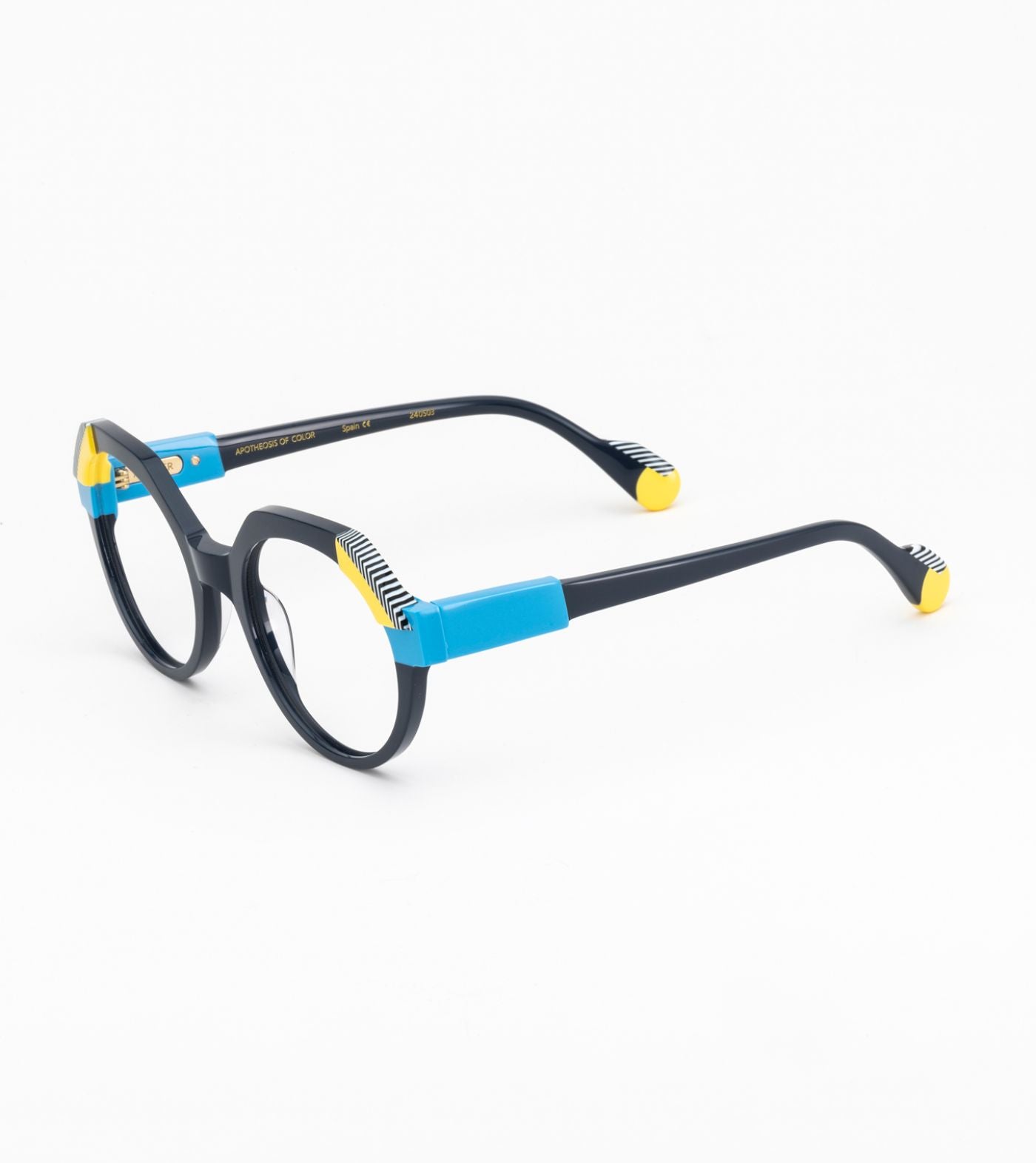 White C03 Navy/Blue/Yellow