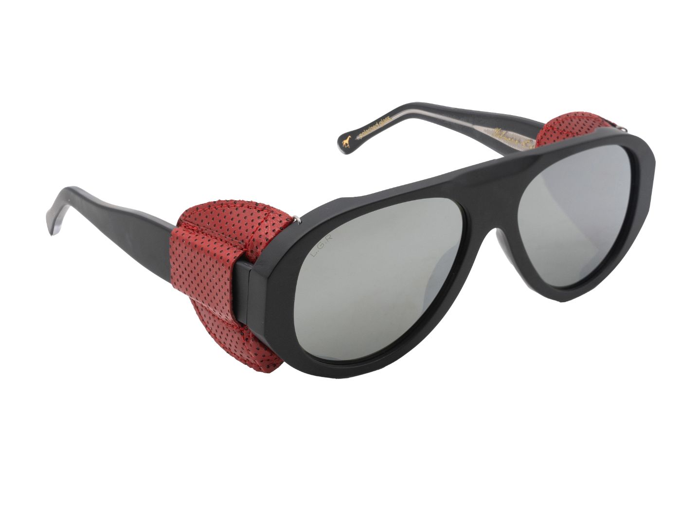 Sand Flap C22 Black Matt/Red Flap (Silver Mirror (Base 4)) (6279)