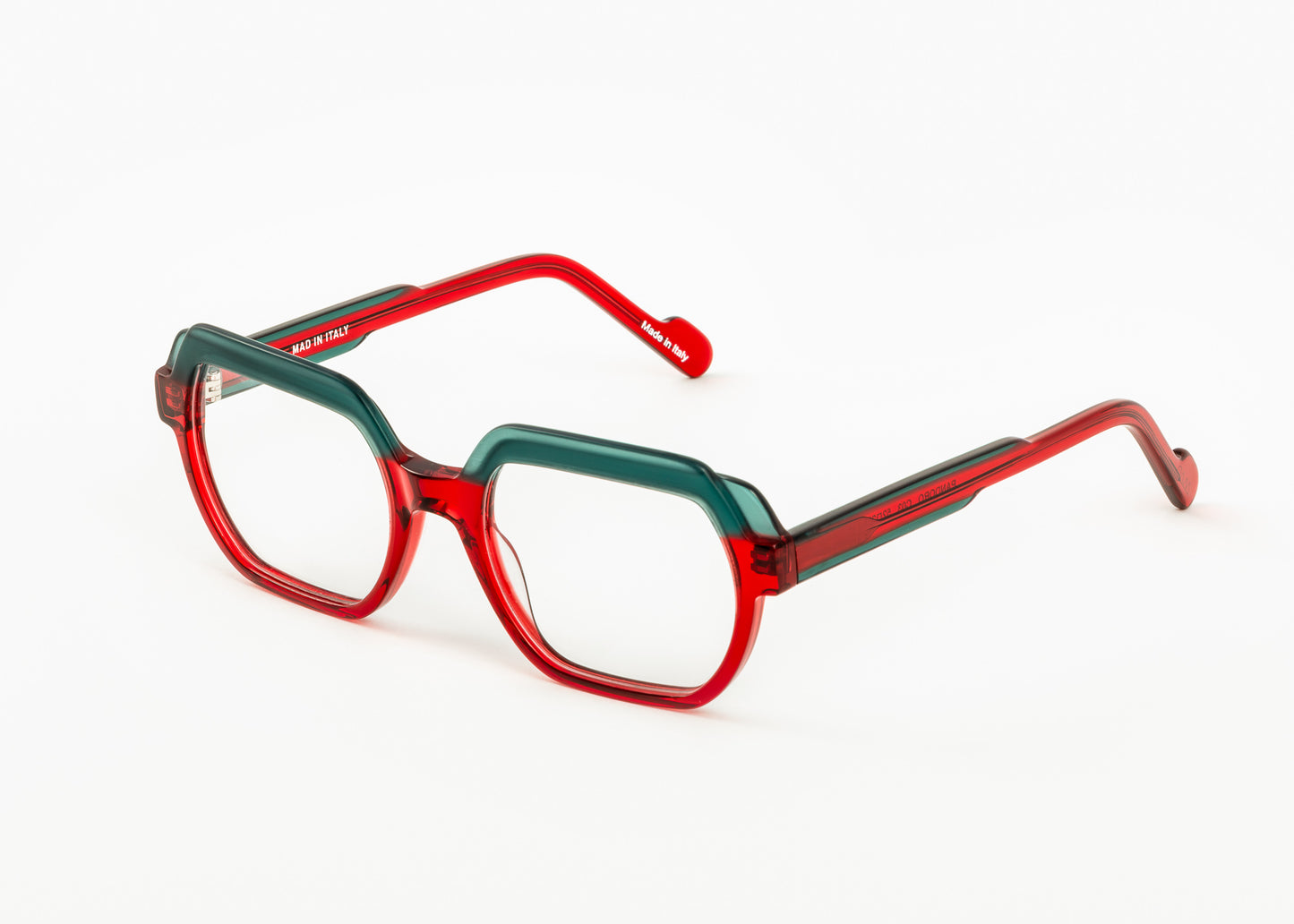 Pandoro C03 Transparent Dark Green Red