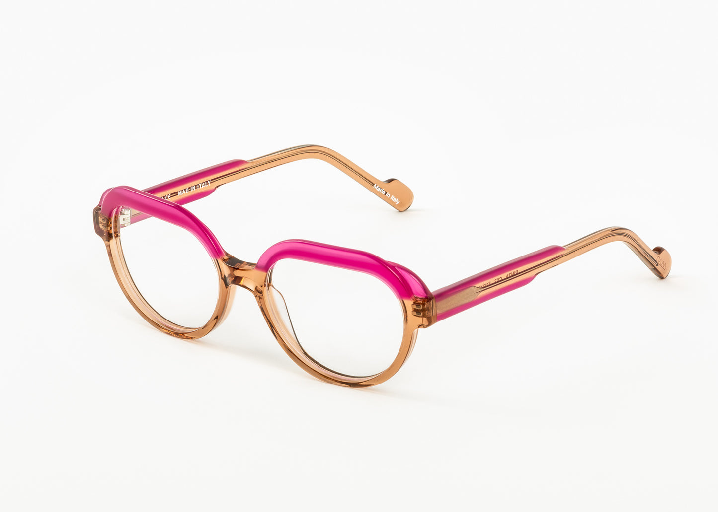 Pinza C03 Transparent Fuchsia Light Brown