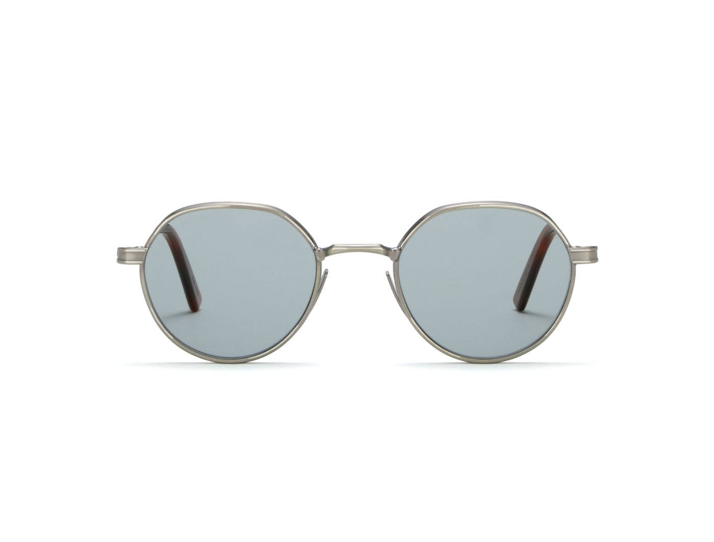 Meknes S51 C02 Silver Antiqued/Havana Chiaro (Light Blue Photochromic (Base 2)) (6466)