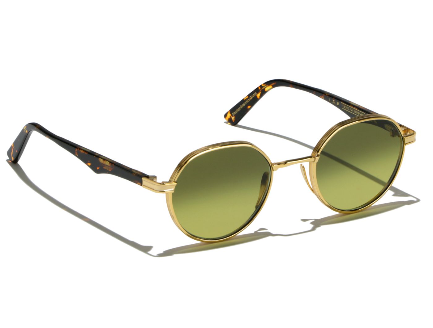 Meknes S51 C09 Gold/Havana Scuro (Green Vintage Gradient Photochromic (Base 2)) (6467)