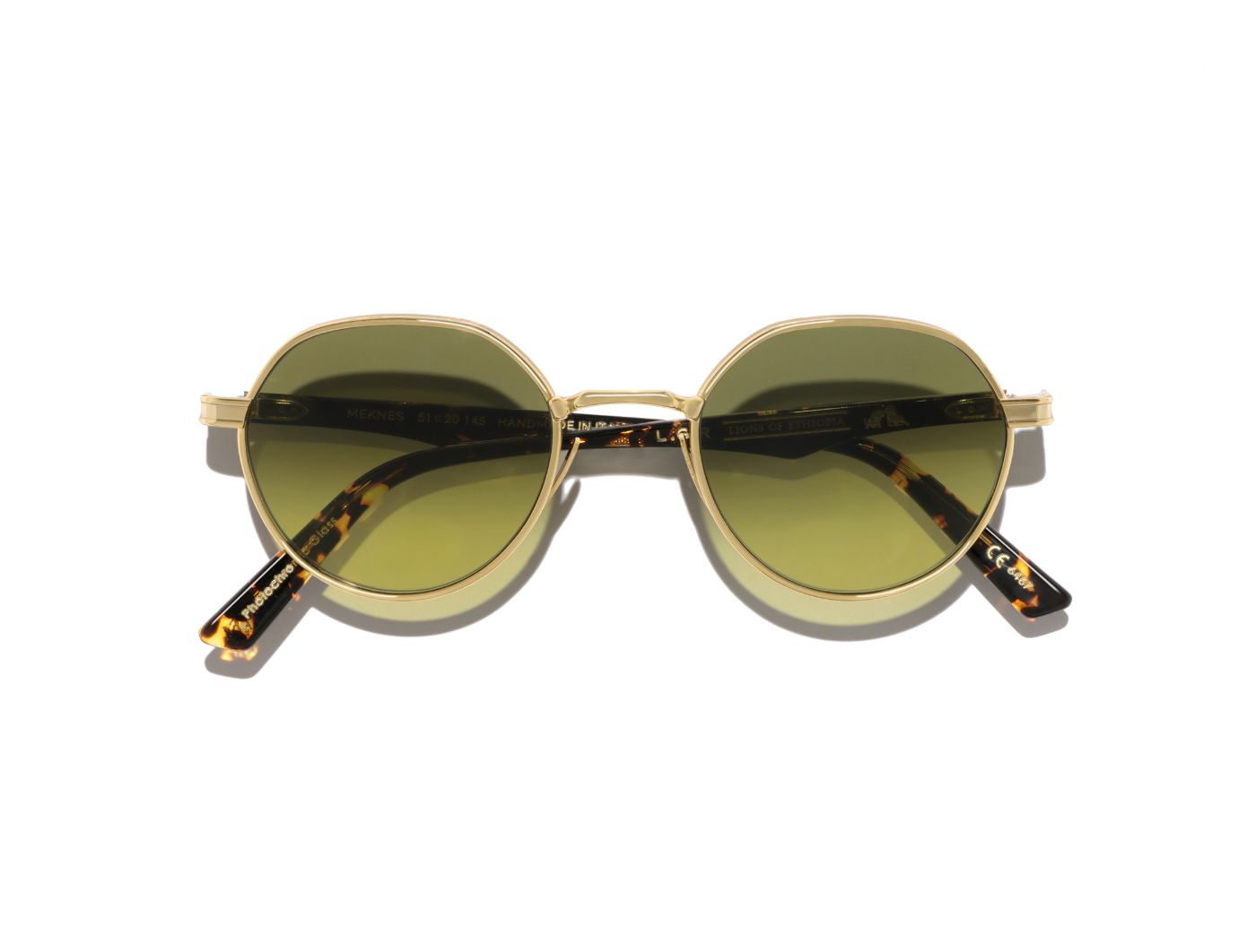 Meknes S51 C09 Gold/Havana Scuro (Green Vintage Gradient Photochromic (Base 2)) (6467)