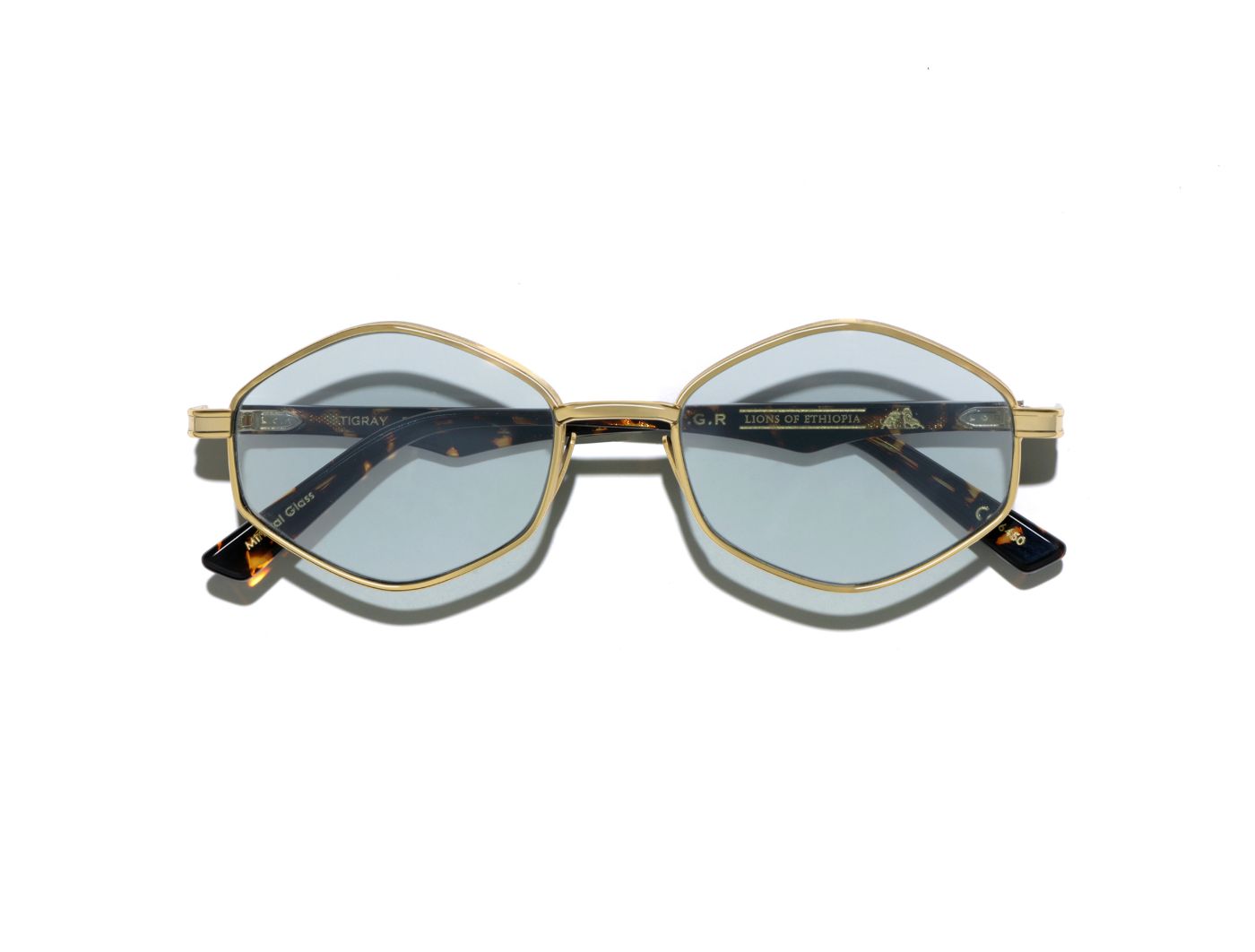 Tigray C09 Gold/Havana Scuro (Light Blue Photochromic (Base 2)) (6450)