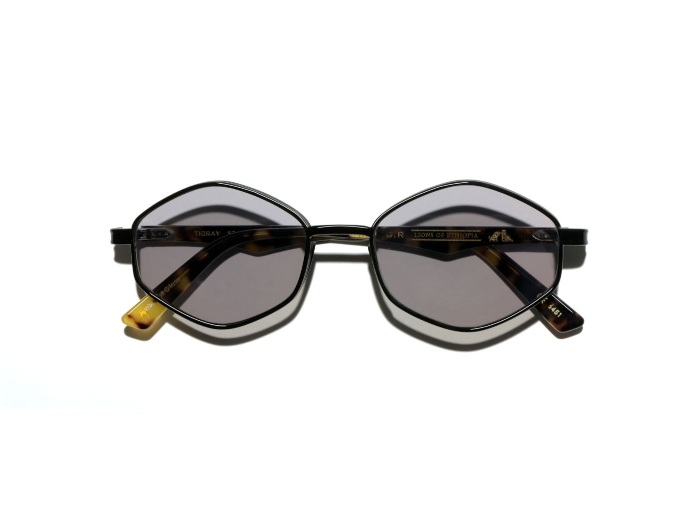Tigray C23 Black/Havana Tartarugato (Light Grey Photochromic (Base 2)) (6451)
