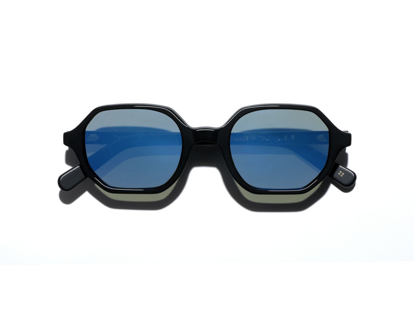 LGR Zanzibar Sun S50 C22 Black Matt (Flat Blue Mirror) (6481)