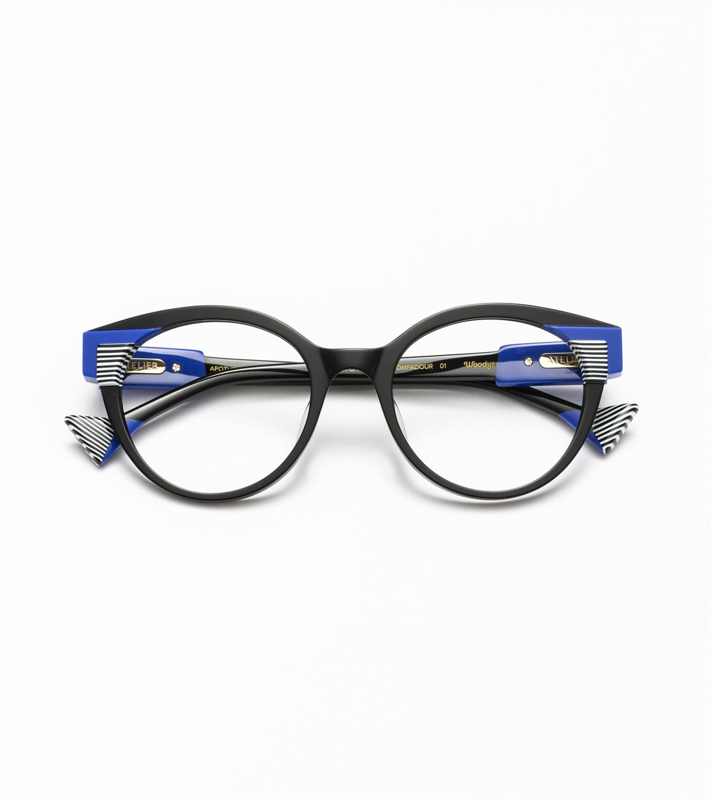 Pompadour C01 Black/Blue