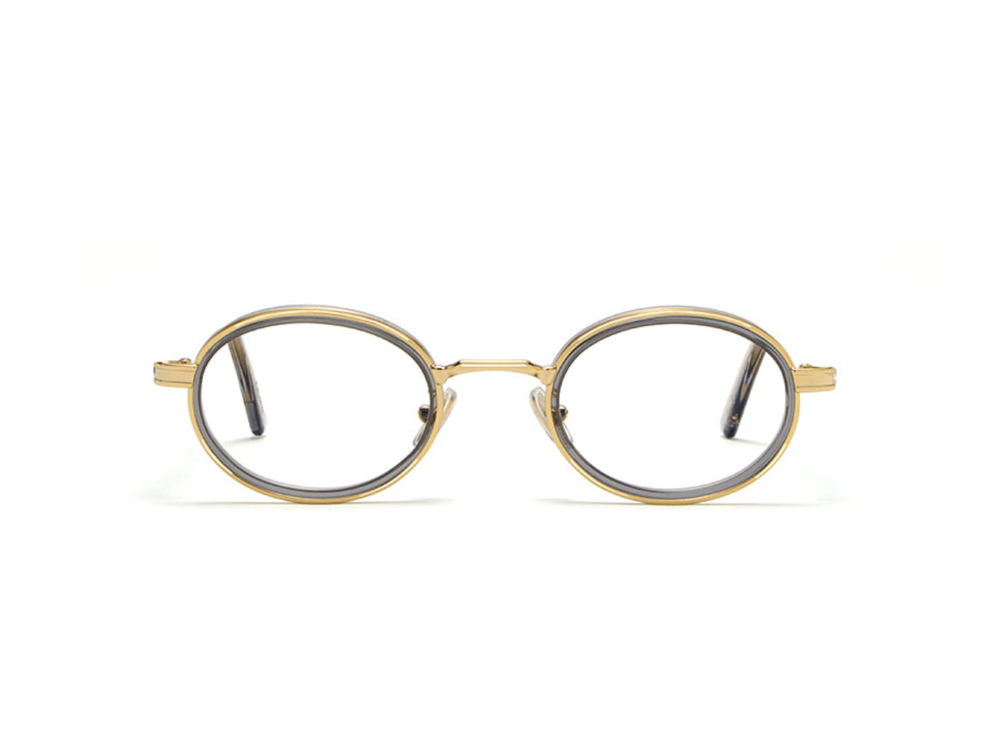 Karnak C78 Gold Crystal Dark Grey Acetate Rim (6823)