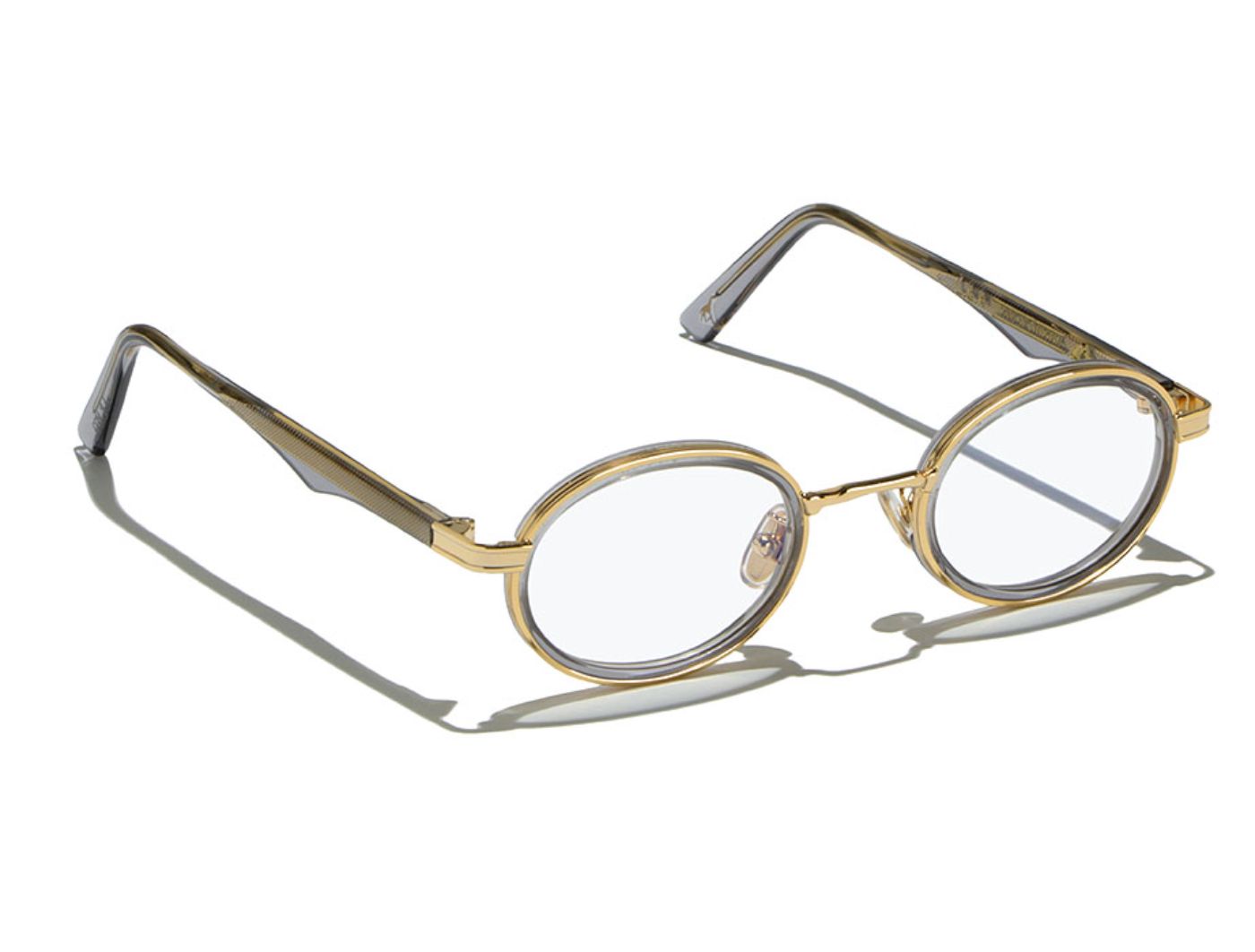 Karnak C78 Gold Crystal Dark Grey Acetate Rim (6823)