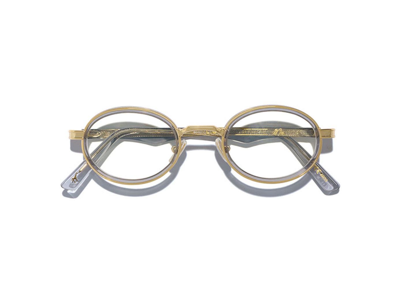 Karnak C78 Gold Crystal Dark Grey Acetate Rim (6823)