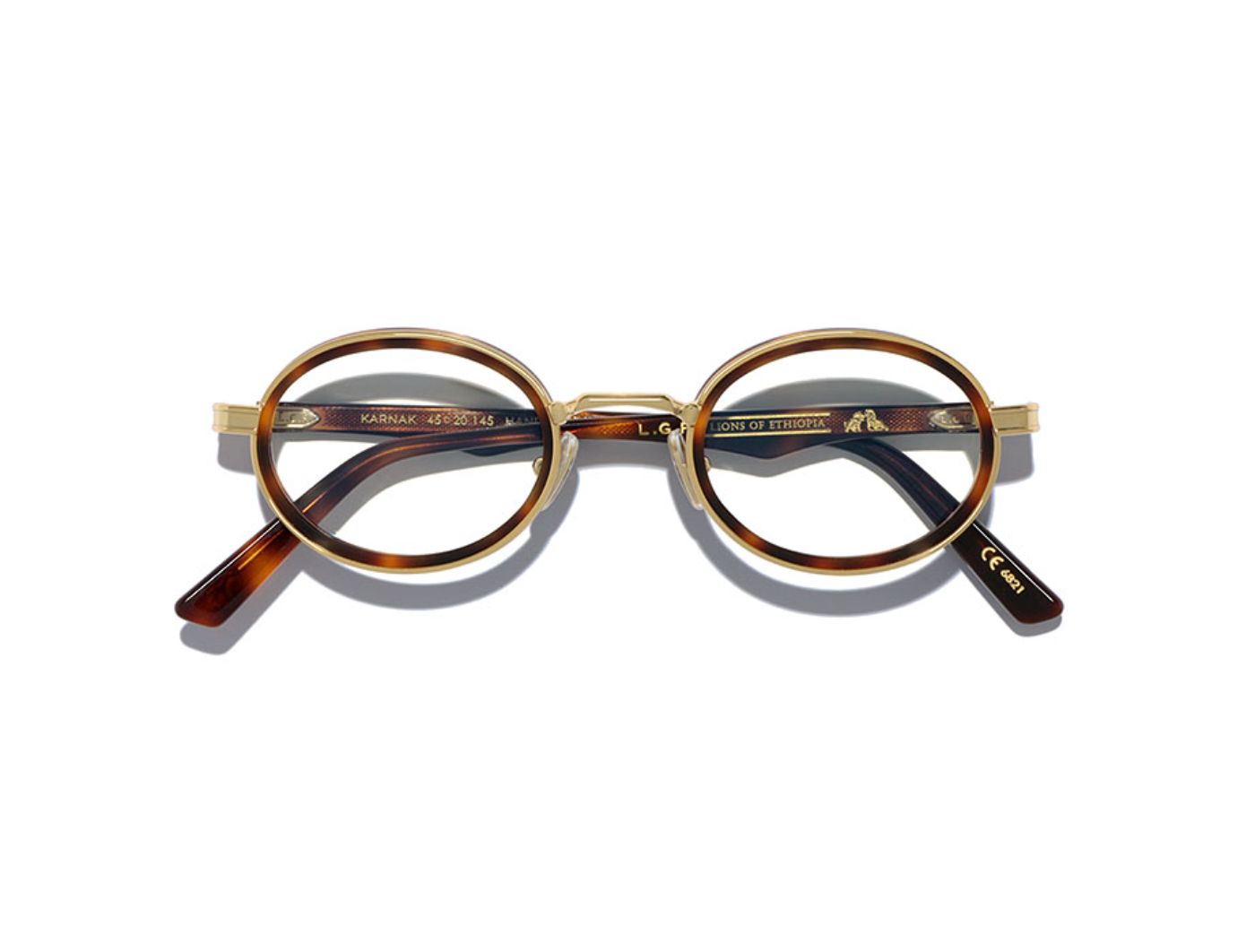 Karnak C39 Gold Havana Maculato Acetate Rim (6821)