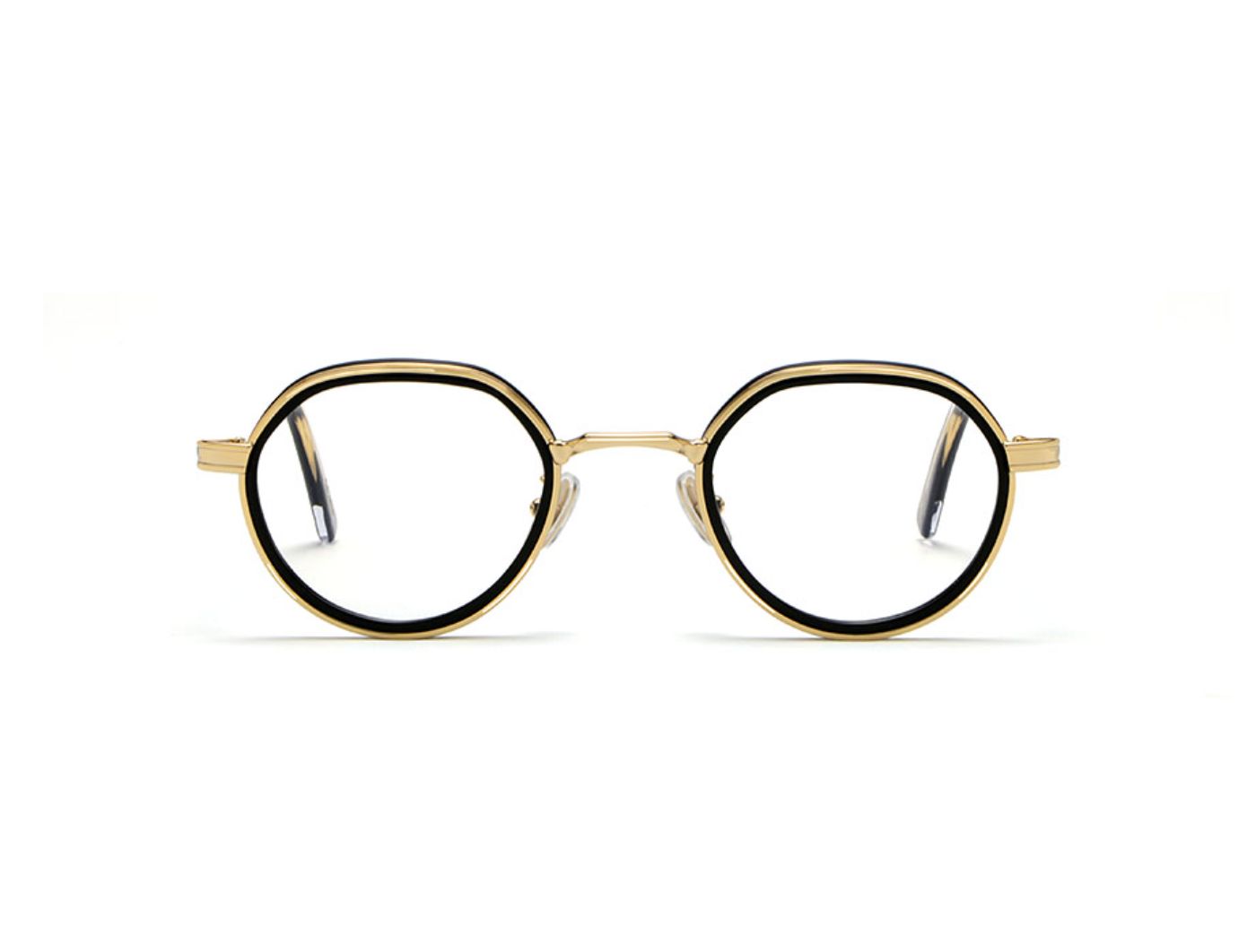 Meknes S46 C01D Black Crystal Gold Acetate Rim (6826)
