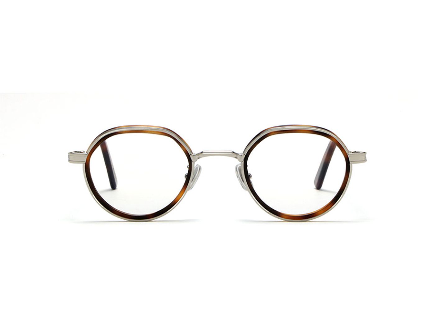 Meknes S46 C39 Silver Havana Maculato Acetate Rim (6824)