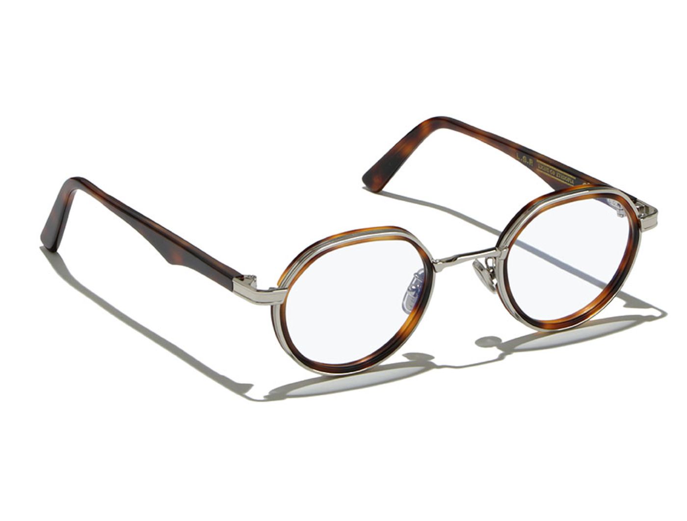 Meknes S46 C39 Silver Havana Maculato Acetate Rim (6824)