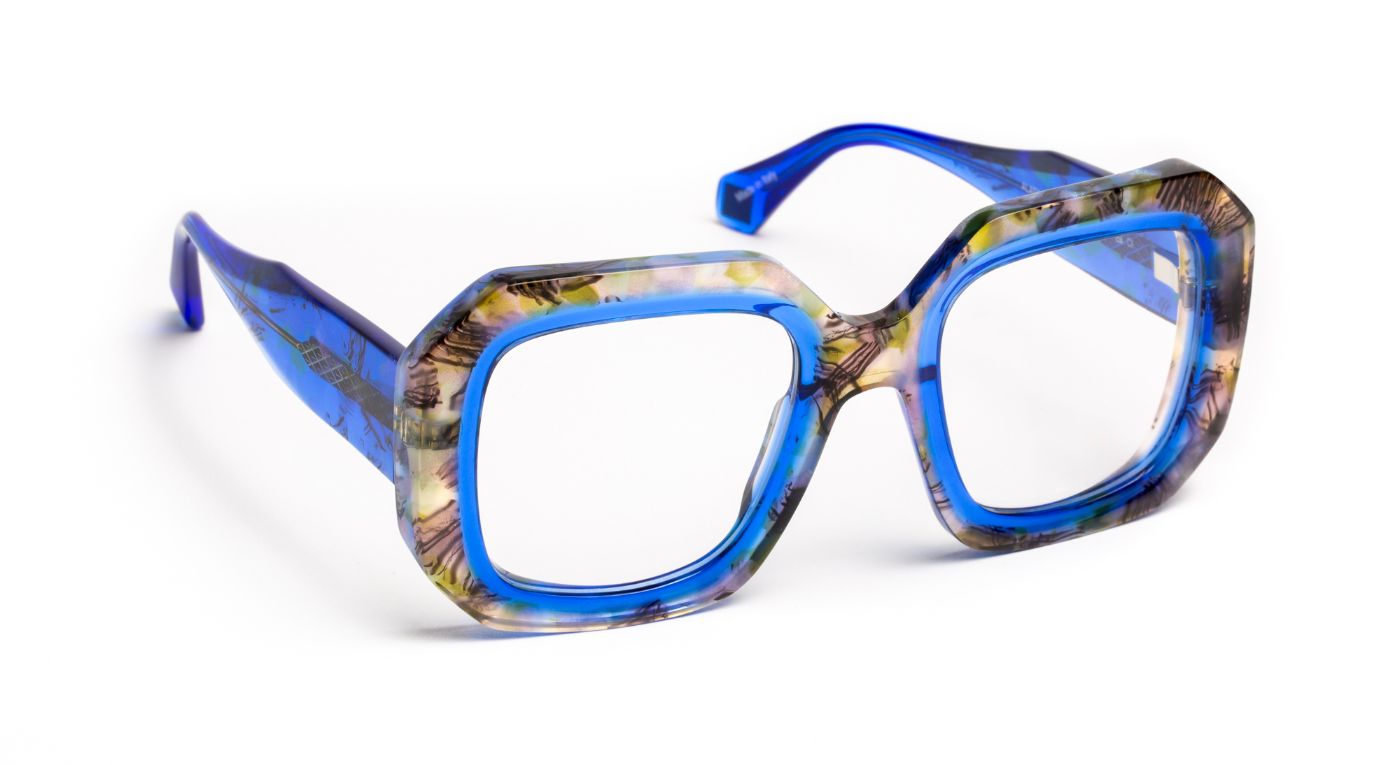 Alaska C4325 Green Floral/Azure Blue