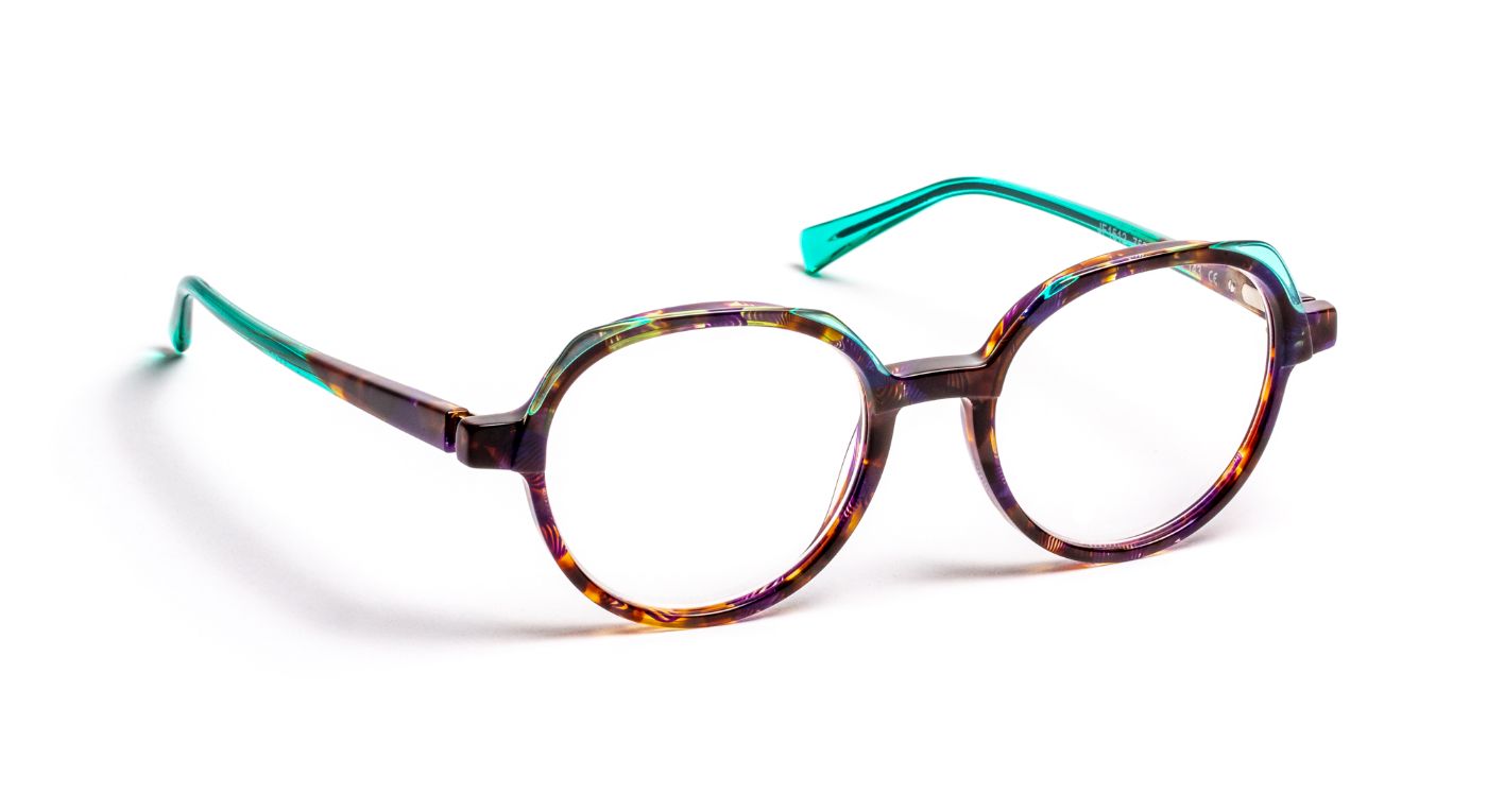 JF1512 C7524 Purple Tortoiseshell/Green