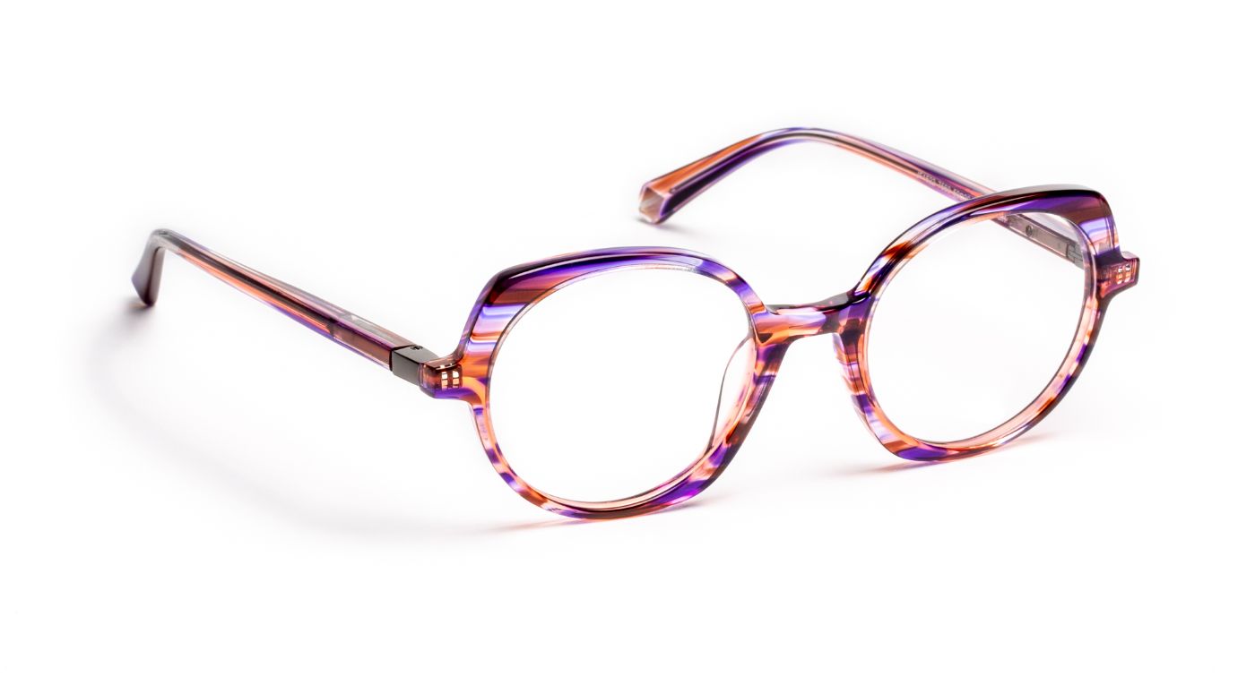 JF1522 C7560 Purple Orange Striped