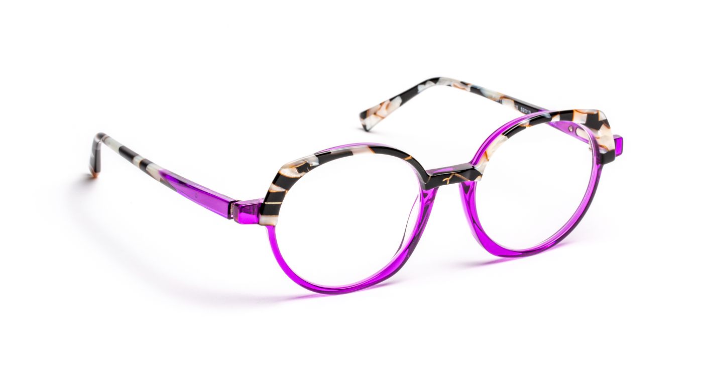 JF1523 C7510 Purple/Chenille Black White