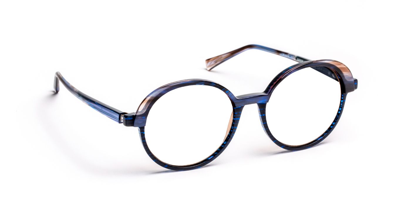 JF1528 C2520 Striped Blue/Brown Pearly