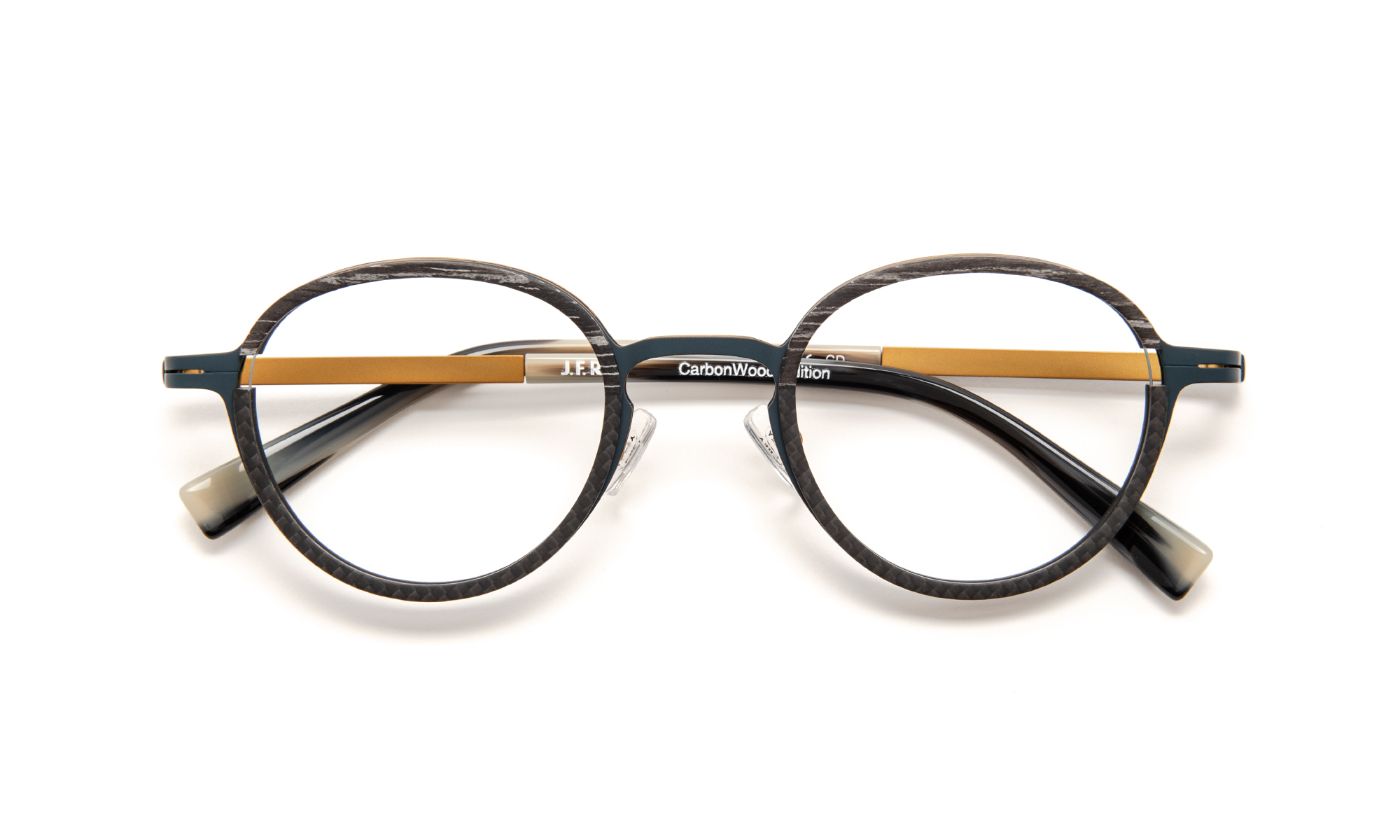 JF2980 C0844 Wood Black/Carbon/Metal Blue Green/Yellow