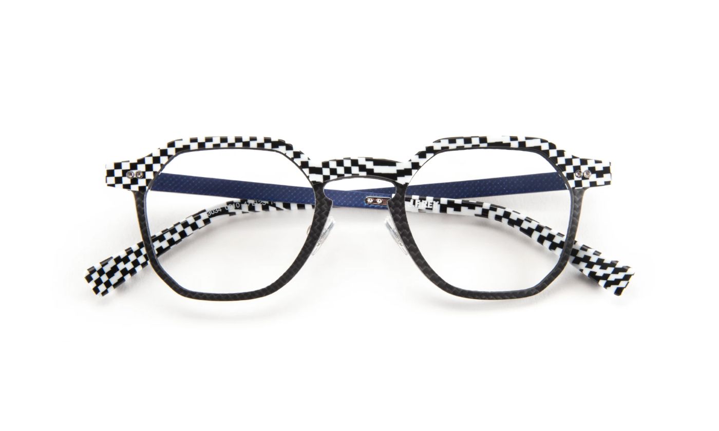 JF3034 C0010 Checkered Black White/Carbon
